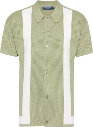 Frescobol Carioca Barretos cotton knitted shirt - men - Cotton - M - Green
