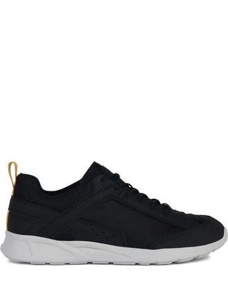 Geox Sanzio textured panel trainers - Black