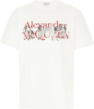 Alexander McQueen T-Shirts - Heren - T-shirts - Wit - XL - Tops