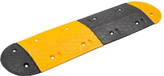 vidaXL Bad&eacute;n De Velocidad Caucho Amarillo Y Negro 129x32,5x4 Cm Vidaxl