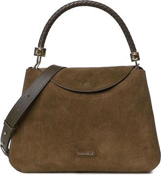 Coccinelle Medium Tiggy Bag In Suede And Leather