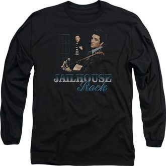 Gildan Elvis Presley Jailhouse Rock Long Sleeve Adult Tee / T-Shirt