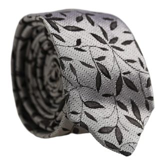 Dolce & Gabbana Verstelbare Strikdas - Heren - Accessoires - Grijs - Maat: ONE Size Zijde