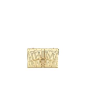 Versace Shoulder Bags, female, Yellow, Size: ONE SIZE Kleio Mini Shoulder Bag