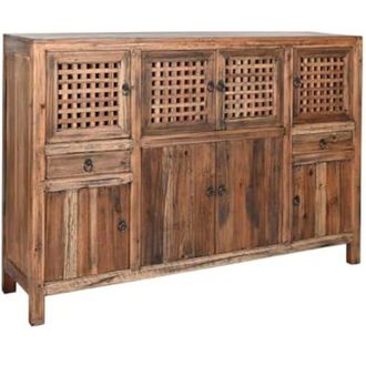 Esprit Buffet - HOME ESPRIT - Natural - 158 x 108 x 42 cm - Multicolor - Contemporary