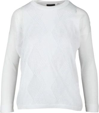 Ambrosio White Diamond Viscose-Blend Sweater