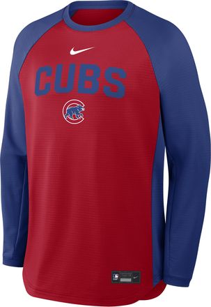 Nike Chicago Cubs Authentic Collection Nike Mens Dri-FIT Pullover Crew in Red | 04H2161NEJ-7PG