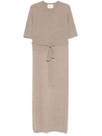 Lisa Yang Tilde maxi-jurk - Bruin