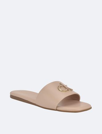 Calvin Klein Womens Womens Yancie Sandal - Neutral - 10