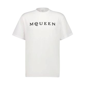 Alexander McQueen Hombre, Camisetas, Blanco, Talla: XL