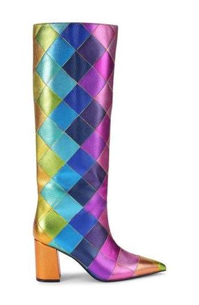 Kurt Geiger Regent Knee High Boot in Open Purple Multi at Nordstrom Rack, Size 5