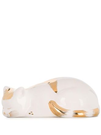 Fornasetti Straito cat figurine (31cm) - unisex - ceramic - One Size - White