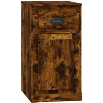 vidaXL Vidaxl - Armario auxiliar y cajón madera contrachapada roble 40x50x75 cm