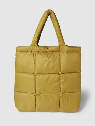 Part Two Shopper mit Steppn&auml;hten in Oliv, Gr&ouml;&szlig;e 1