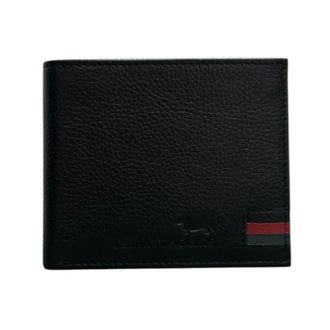 Harmont & Blaine Wallets & Cardholders, male, Black, Size: ONE SIZE Leather Wallet