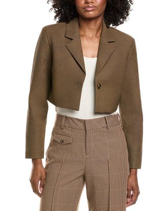 Vintage Havana Cropped Blazer