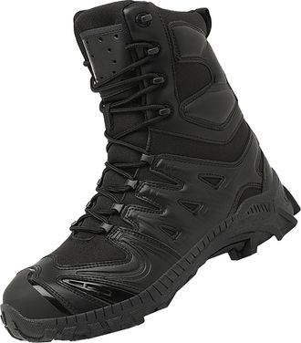 Generic Winter Boots Mens Slip-On Boots Mens High Top Outdoor Hiking Shoes Winter Shoes Lightweight Boots Ankle Boots Non-Slip Trekking Shoes Boots Men Hiking