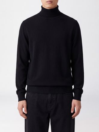 Drumohr Turtleneck Jumper in a Fine Wool Blend with Ribbed Trims