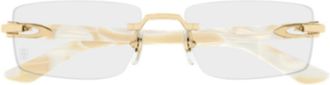 Cartier Ct0581o003 Gold Ivory Transparen