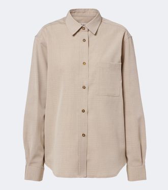R&oacute;he R&oacute;he Camicia in lana e seta