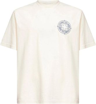 Stone Island T Shirt Neutro-Uomo