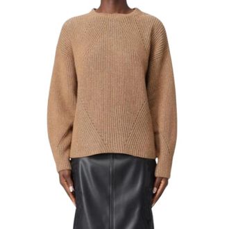 Twinset Twin-set Sweaters - Dames - Ronde hals truien - Bruin - S - Truien & Vesten