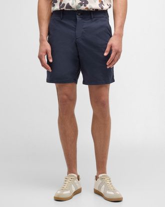 Paige Mens Phillips Stretch Sateen Chino Shorts