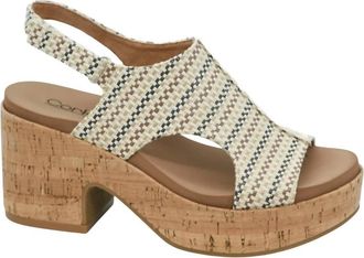Corkys Footwear Womens Miss Carley Sandals In Tan Multi