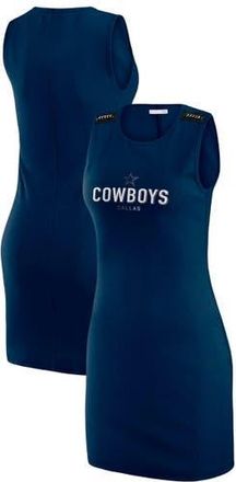 WEAR by Erin Andrews Womens WEAR by Erin Andrews x Gracie Hunt Navy Dallas Cowboys Ribbed Tank Dress at Nordstrom, Size Xx-Large
