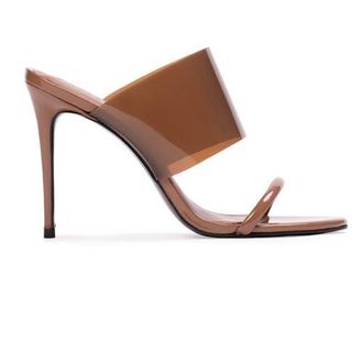 Black Suede Studio Nebula 100 Mule in Mousse Patent Leather at Nordstrom, Size 38