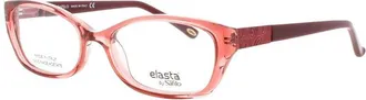 Elasta Unisex Purple Oval Eyeglass Frames E-5798