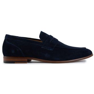 Sole Mens Ldn Wise Loafer Shoes - Blue Suede - Size UK 11