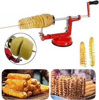 Trade Shop Cortador De Patatas En Espiral Cortador De Patatas Fritas Cortador De Rizos En Espiral