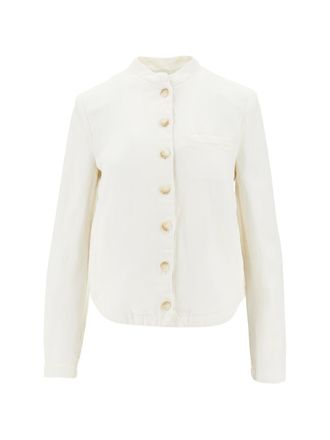 Emporio Armani Womens Linen Blend Jacket