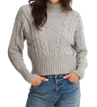 Allison New York Rylee Sweater In Heather Grey