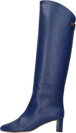 Maisons Skorpios Adry Boots - Dames - Laarzen met Hak - Blauw - 37 EU - Leer - Schoenen