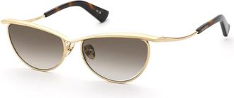 Nina Ricci SNR406 300Y Womens Sunglasses Gold Size 54