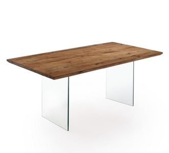 Oresteluchetta Mesa De Madera Maciza Acabado Roble Cm. Al.76 X P.90 X L.180