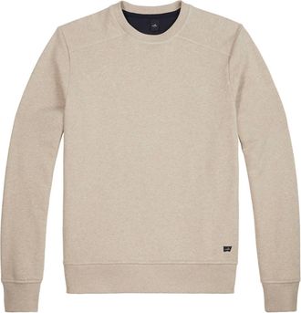 Wahts Mens Moore Crew Neck Top In Sand Melange