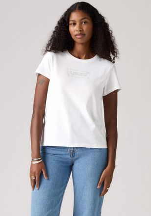 Levi's Rundhalsshirt »THE PERFECT TEE« mit Logo im Metallic-Holo Print