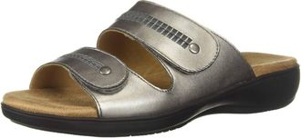 Trotters Womens Vale Sandal In Pewter