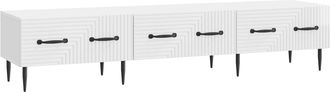 vidaXL Mueble De Tv Brillante 147 X 34,5 X 30 Cm Madera De Ingenier&iacute;a Vidaxl