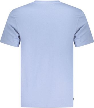 Timberland Logo-Print Organic Cotton T-Shirt - Blue