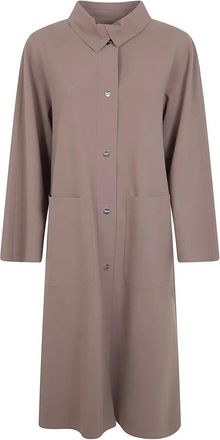 Herno Single-Breasted Coats - Dames - Mantel - Grijs - L - Jassen