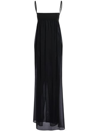 Jacquemus La Robe Peplo maxi dress - Black
