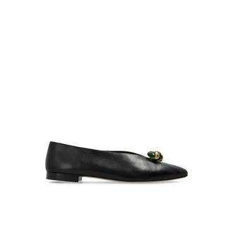 Jimmy Choo London Ballerinas, female, Black, Size: 8 1/2 US Margot Flat