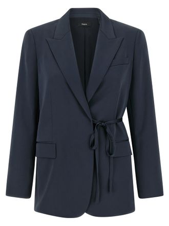 Theory Womens Blazer City Twill