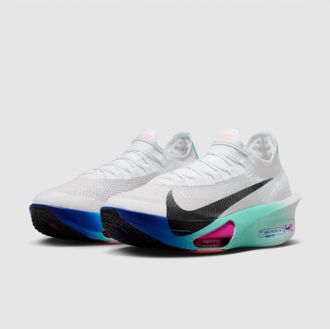 Nike Mens Alphafly 3 Shoe In White/ Black-Hyper Turq-Concord