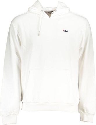 Fila Mens Essential Hoodie White Cotton - Size X-Large