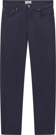 Jacob Cohen Bard Slim-Fit Jeans - Heren - Slim Fit Broeken - Blauw - W35 - Katoen - Broeken